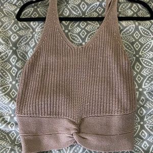 Cute Knit crop top